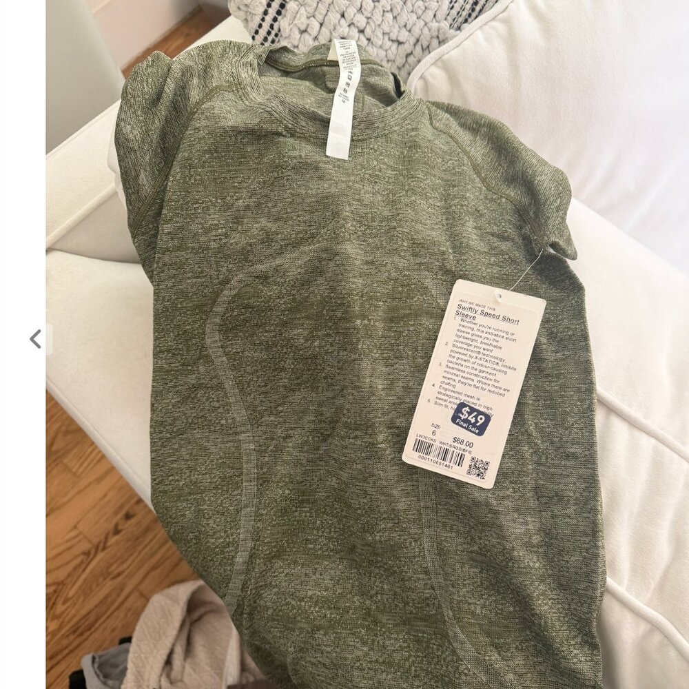 lululemon swiftly short sleeve nwt
